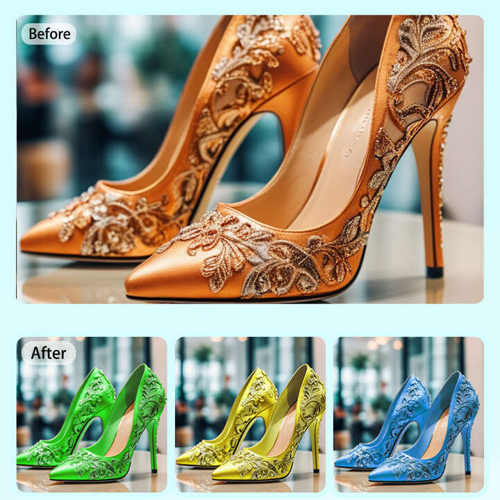 shoes color replacement