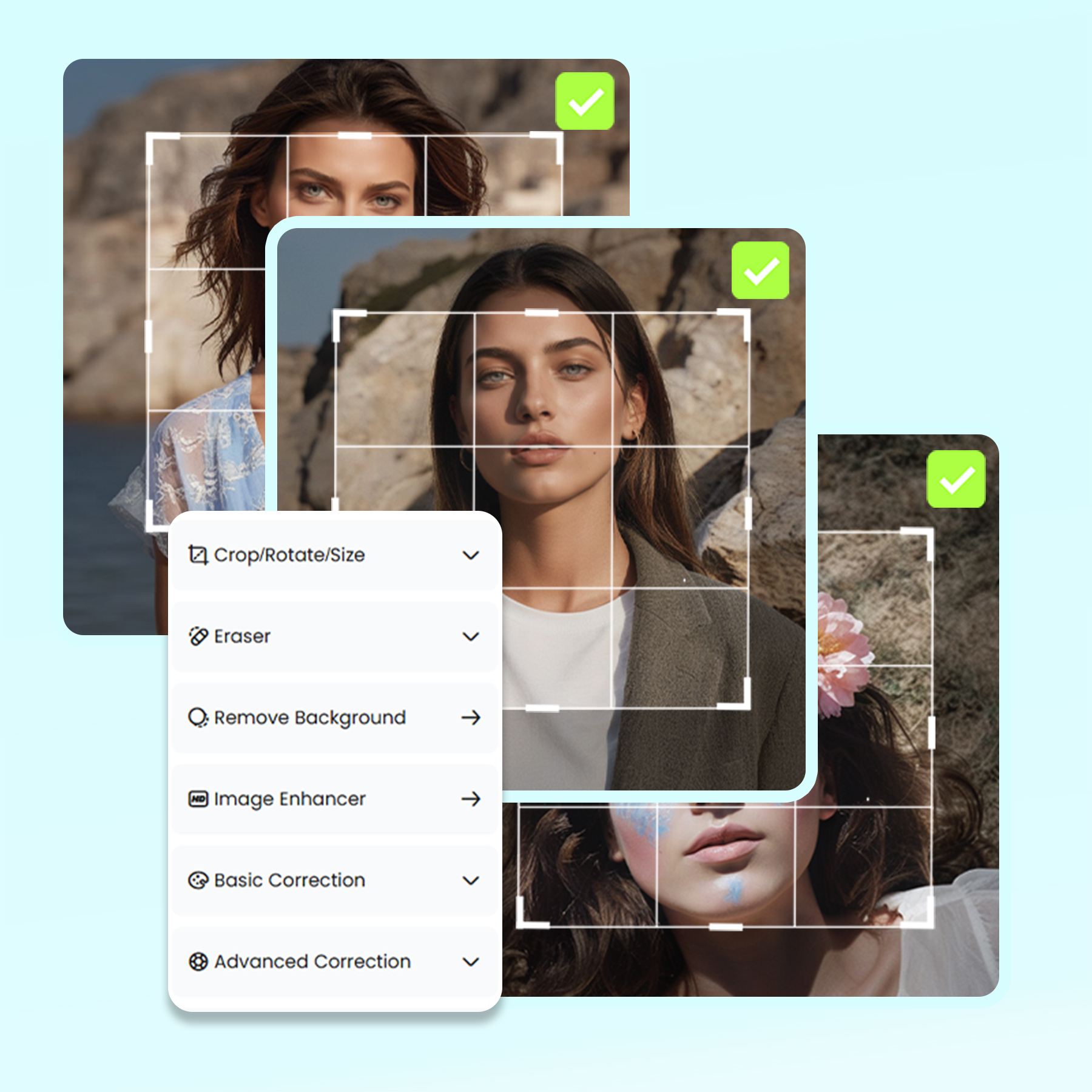 Crop and Resize Multiple Images