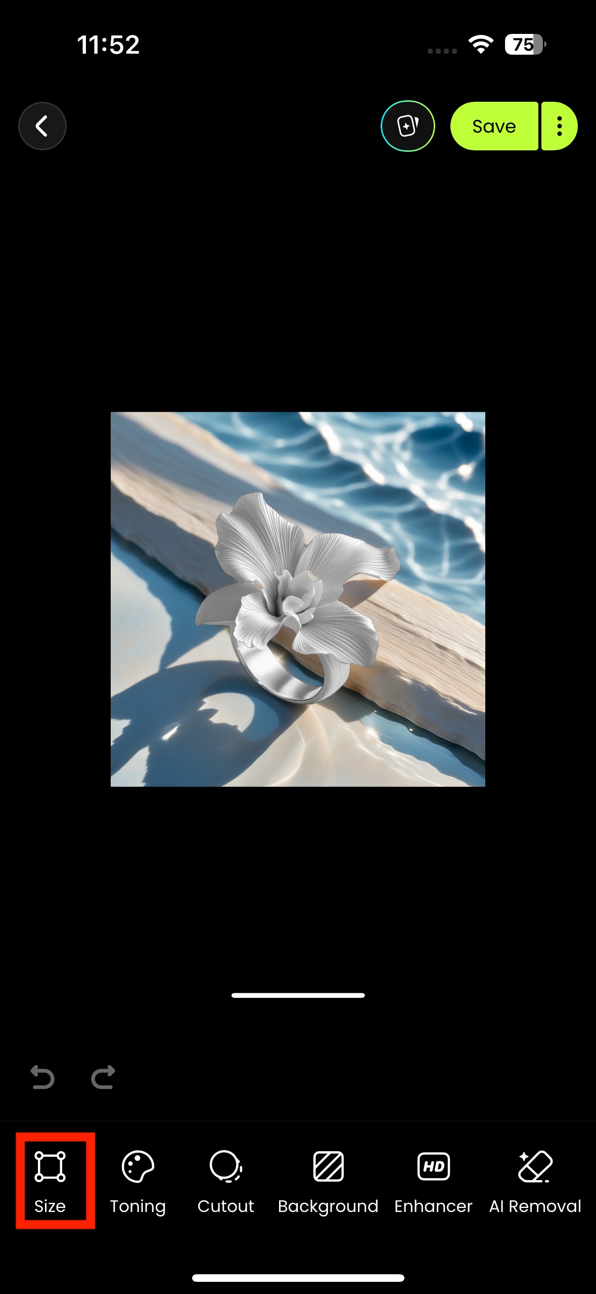 resize app