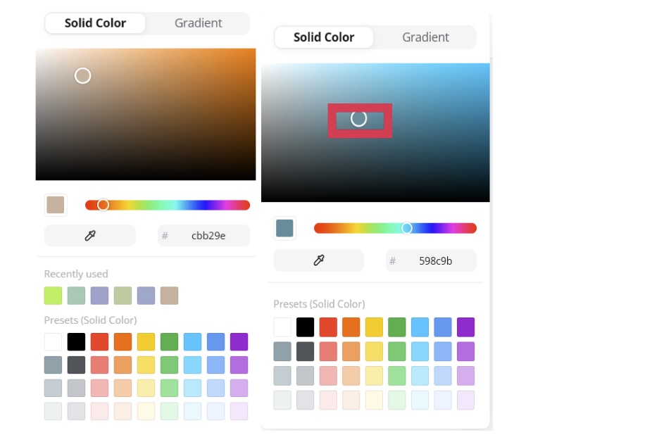 pick a color