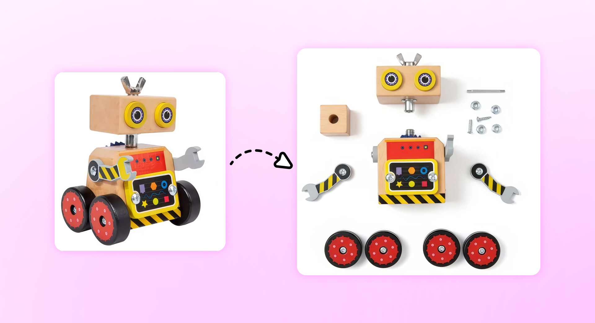 nano banana 2 dissamble toy