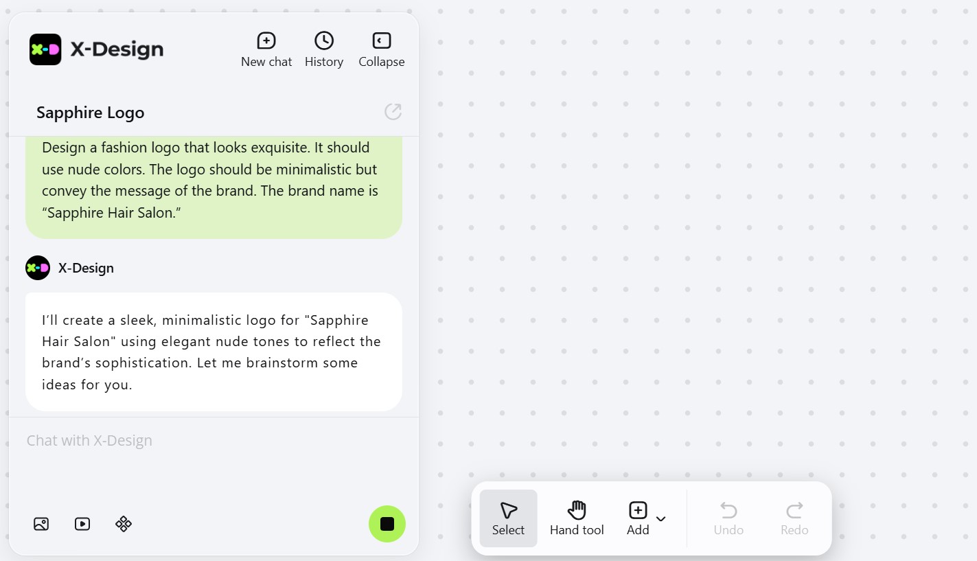 prompt-xdesign-interface