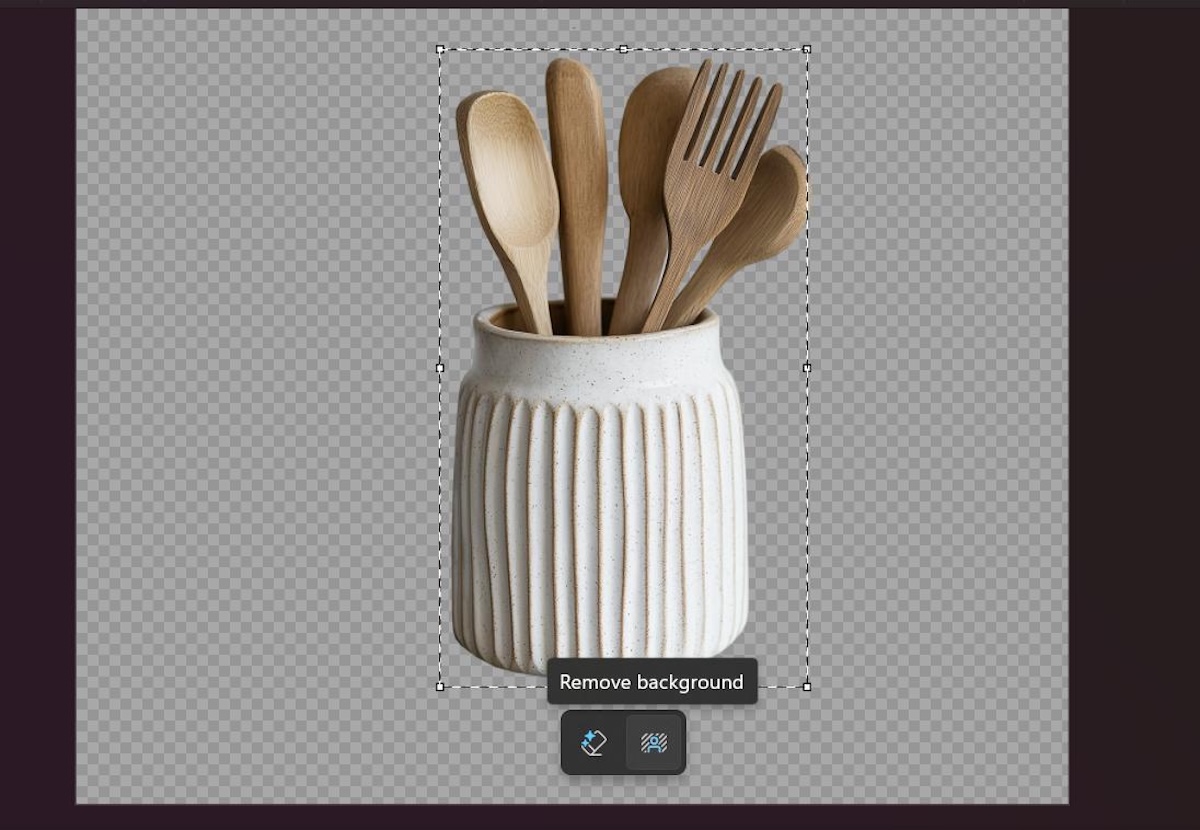 remove background in paint