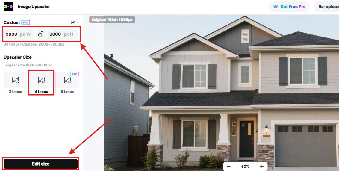 upscale real estate photos