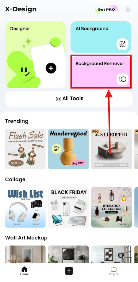 x-design background remover app