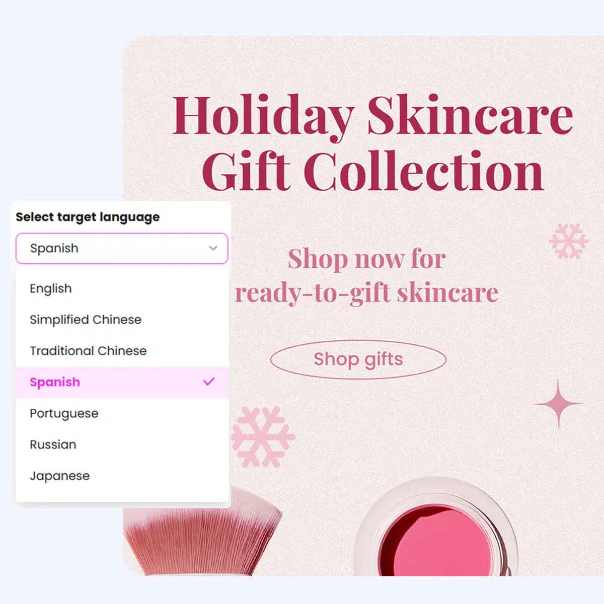 Quick Language Change for Images