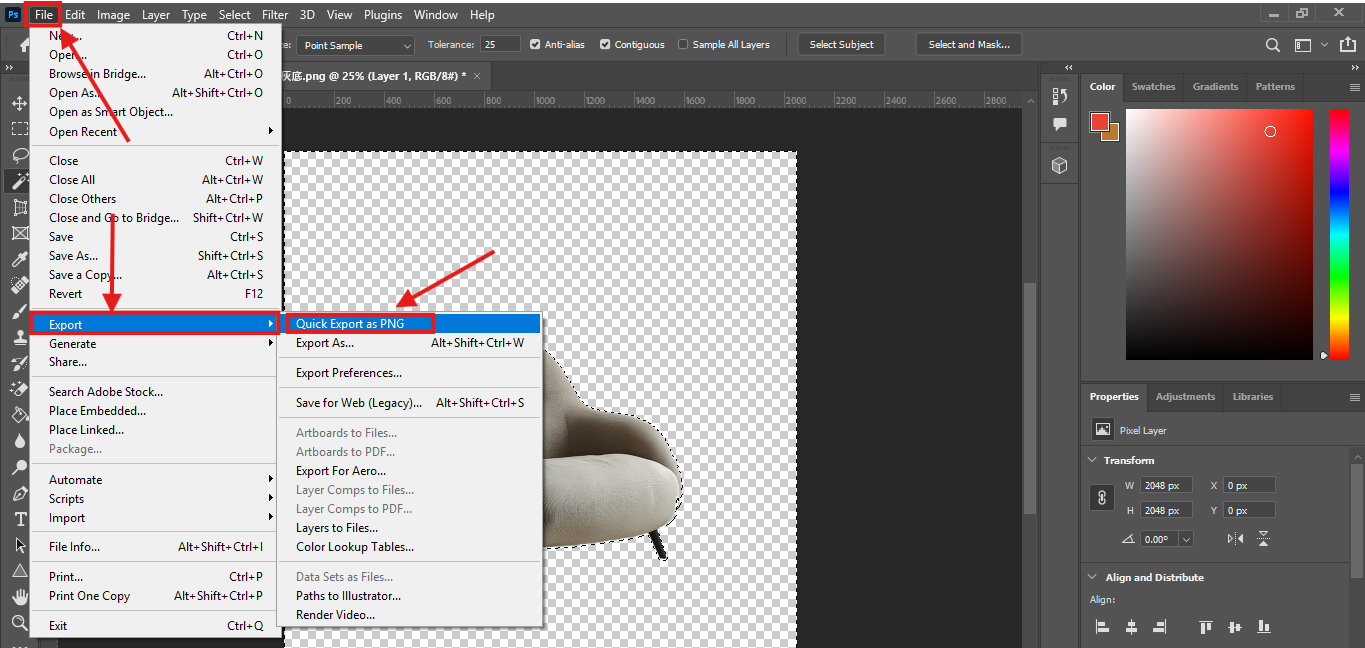 photoshop magic wand tool
