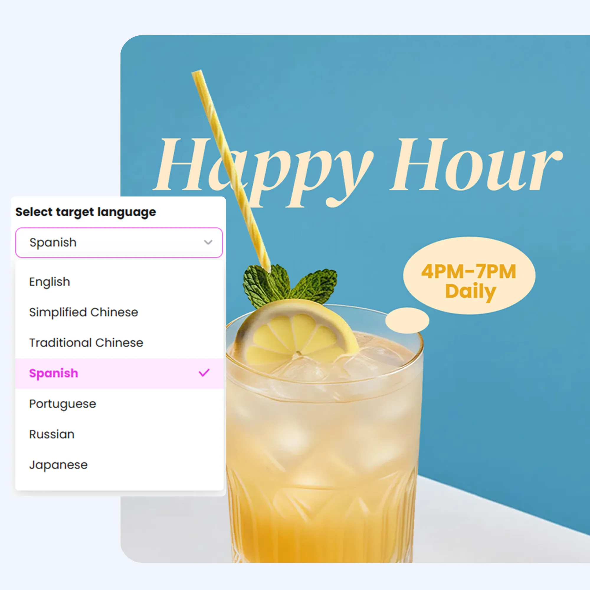 Instant Image Translation to Spanish