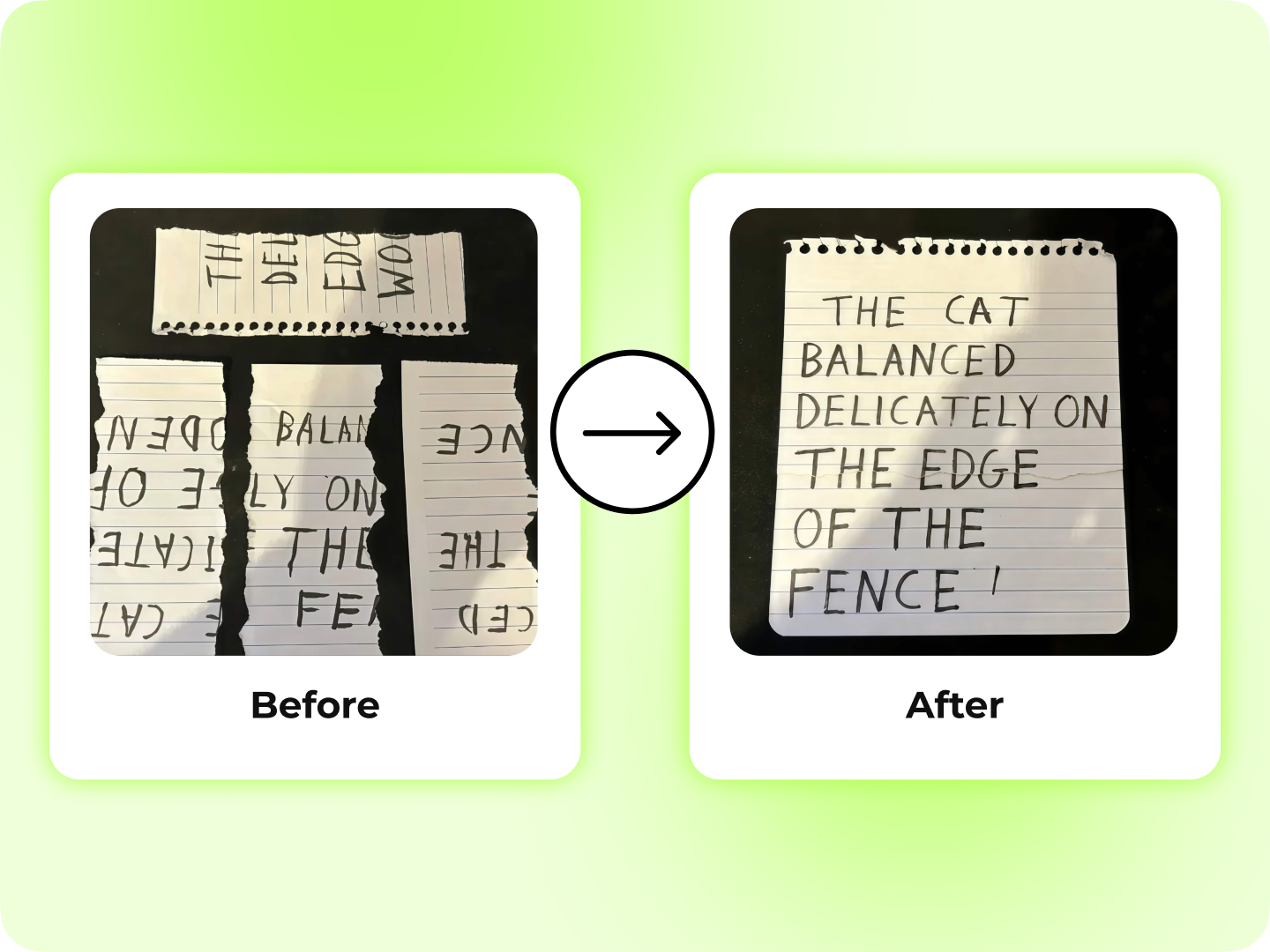 nano banana 2 ripped paper reconstruct