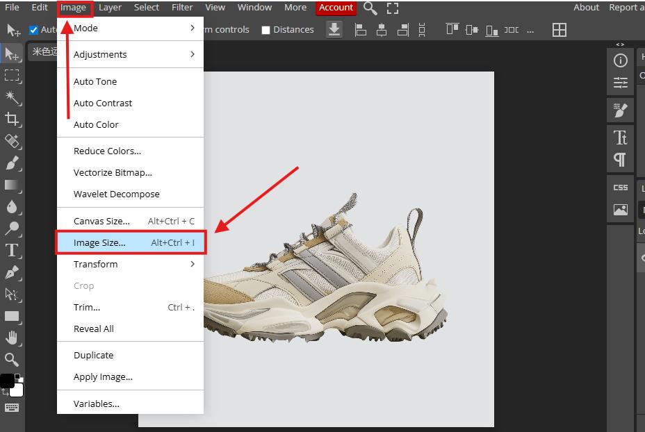 upscale image in photoshop