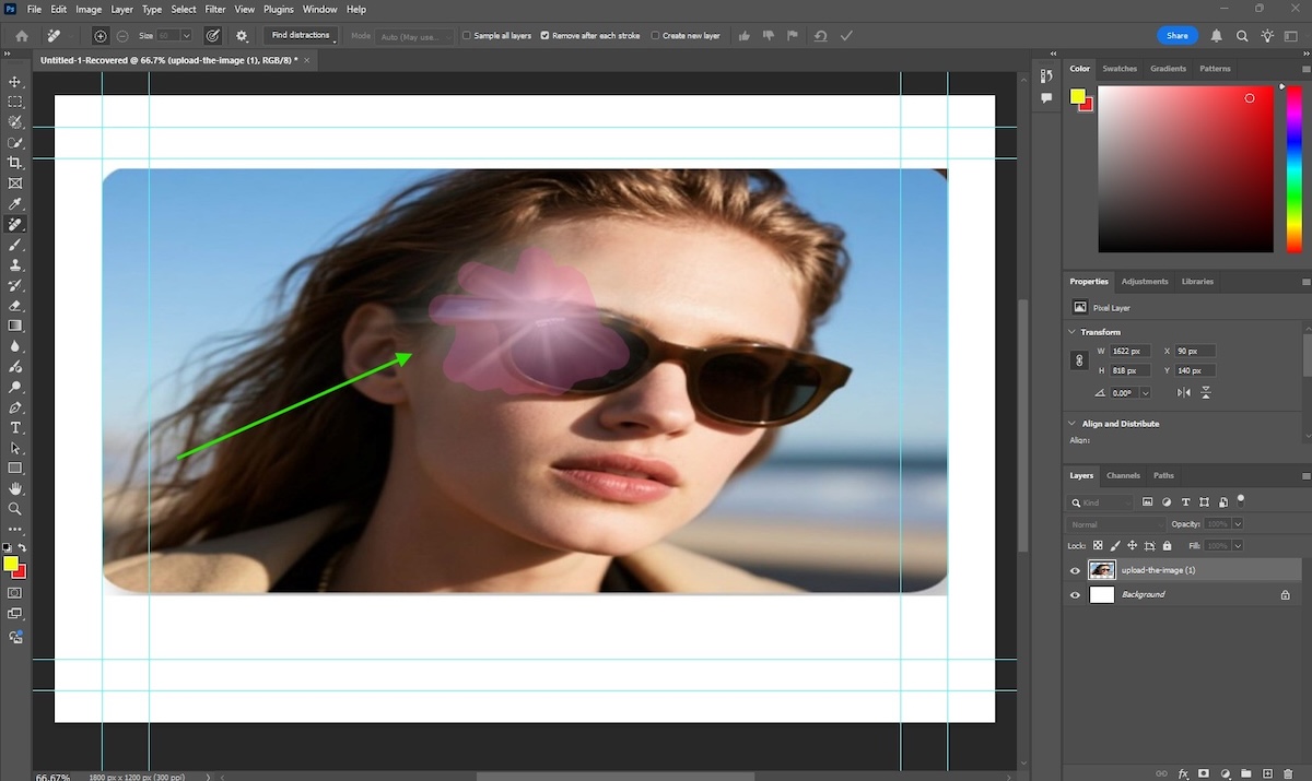 remove glare 01