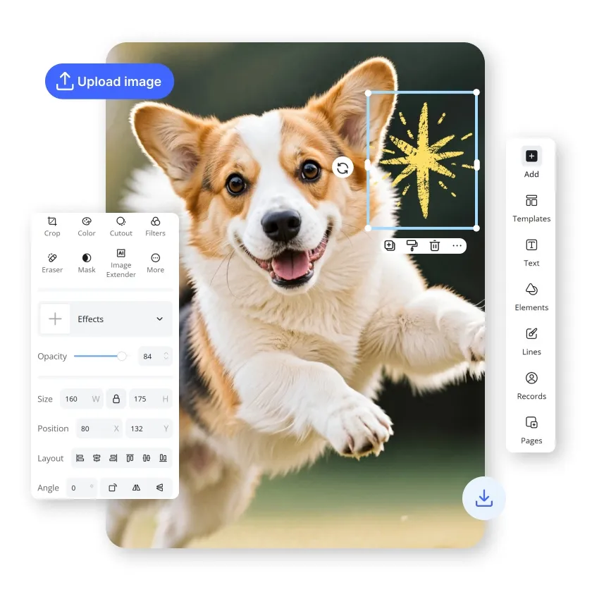 add stickers to photos