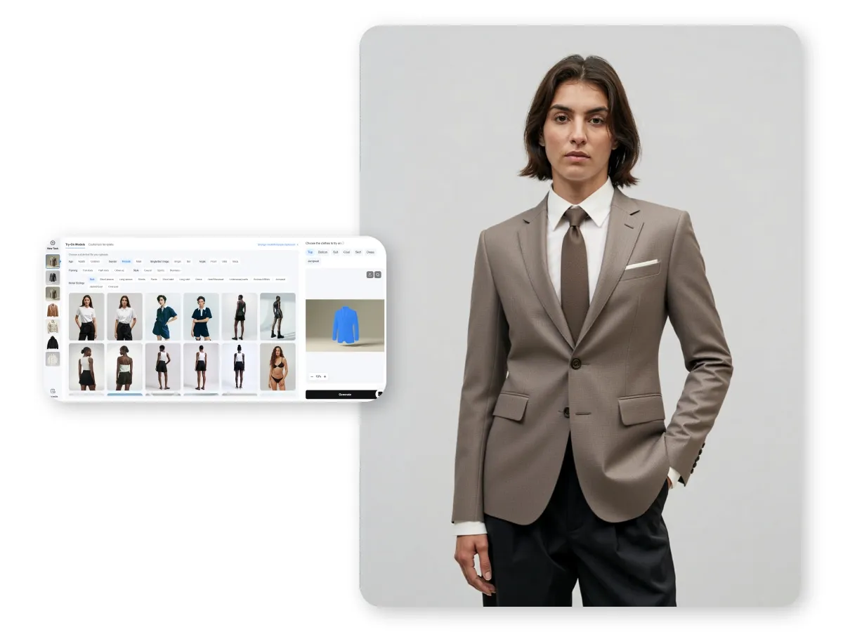 add a suit to photos