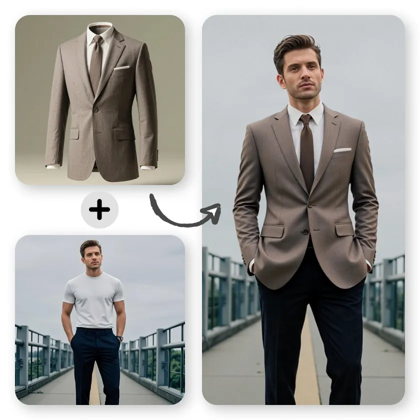 add suit to photos online