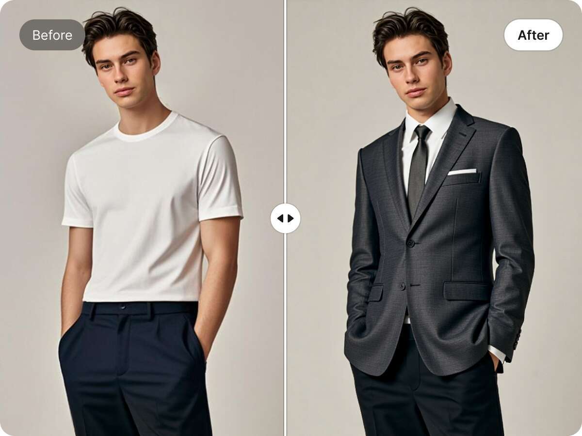 add suit to photos online