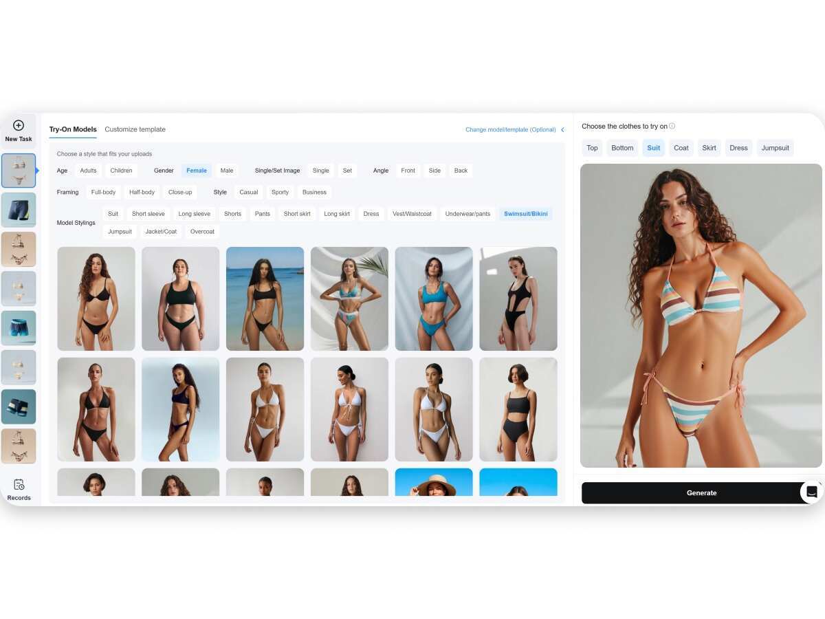 bikini models
