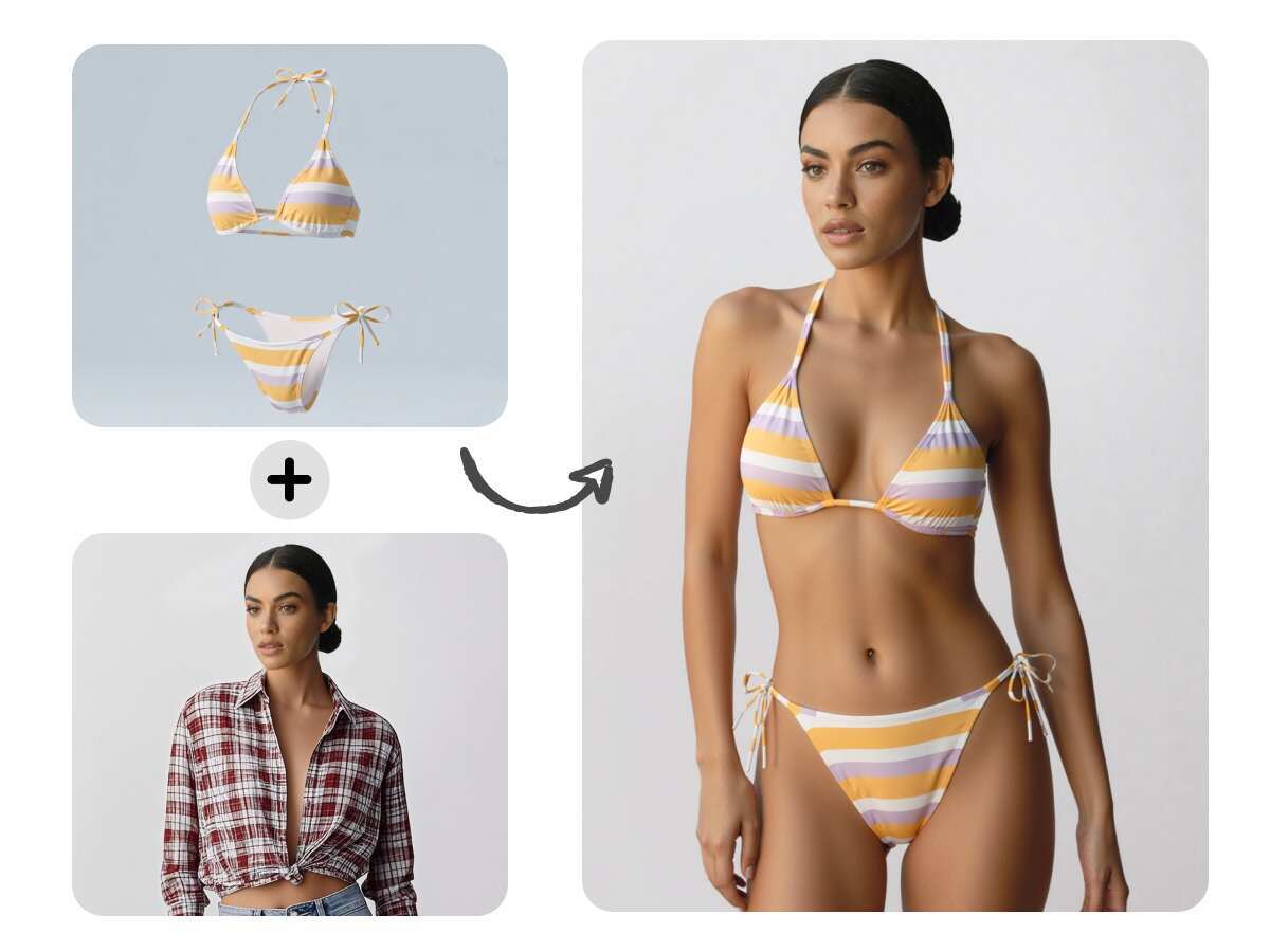 ai swimswear model