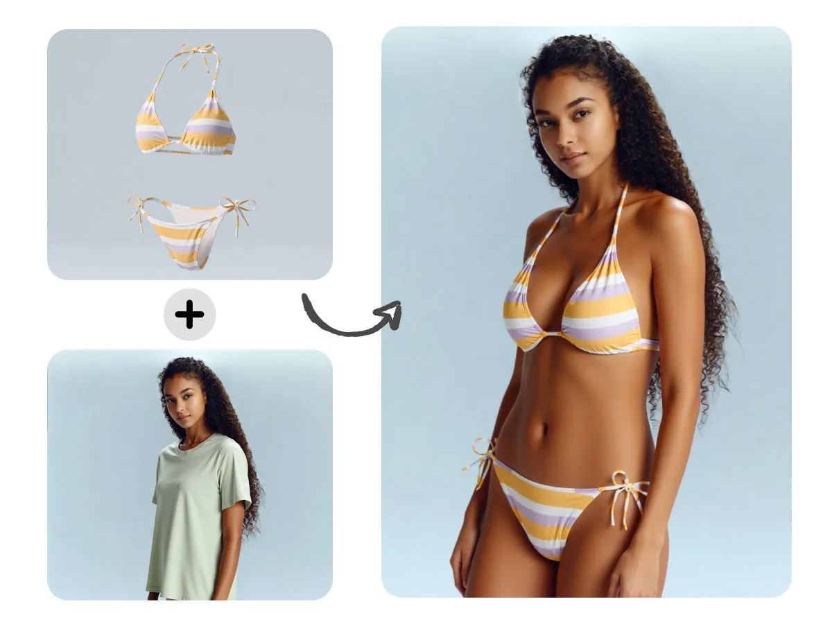 ai bikini model