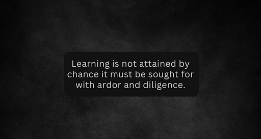 ardor and diligience