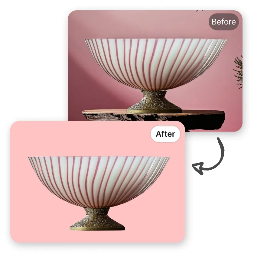 AI Peach Background Editor