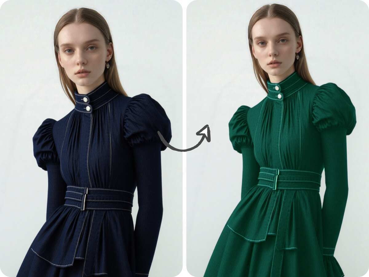 change dress color