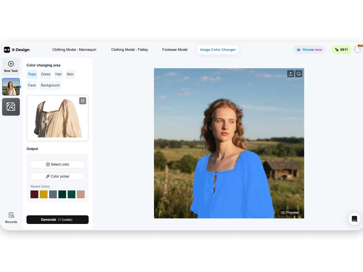 change color of images online
