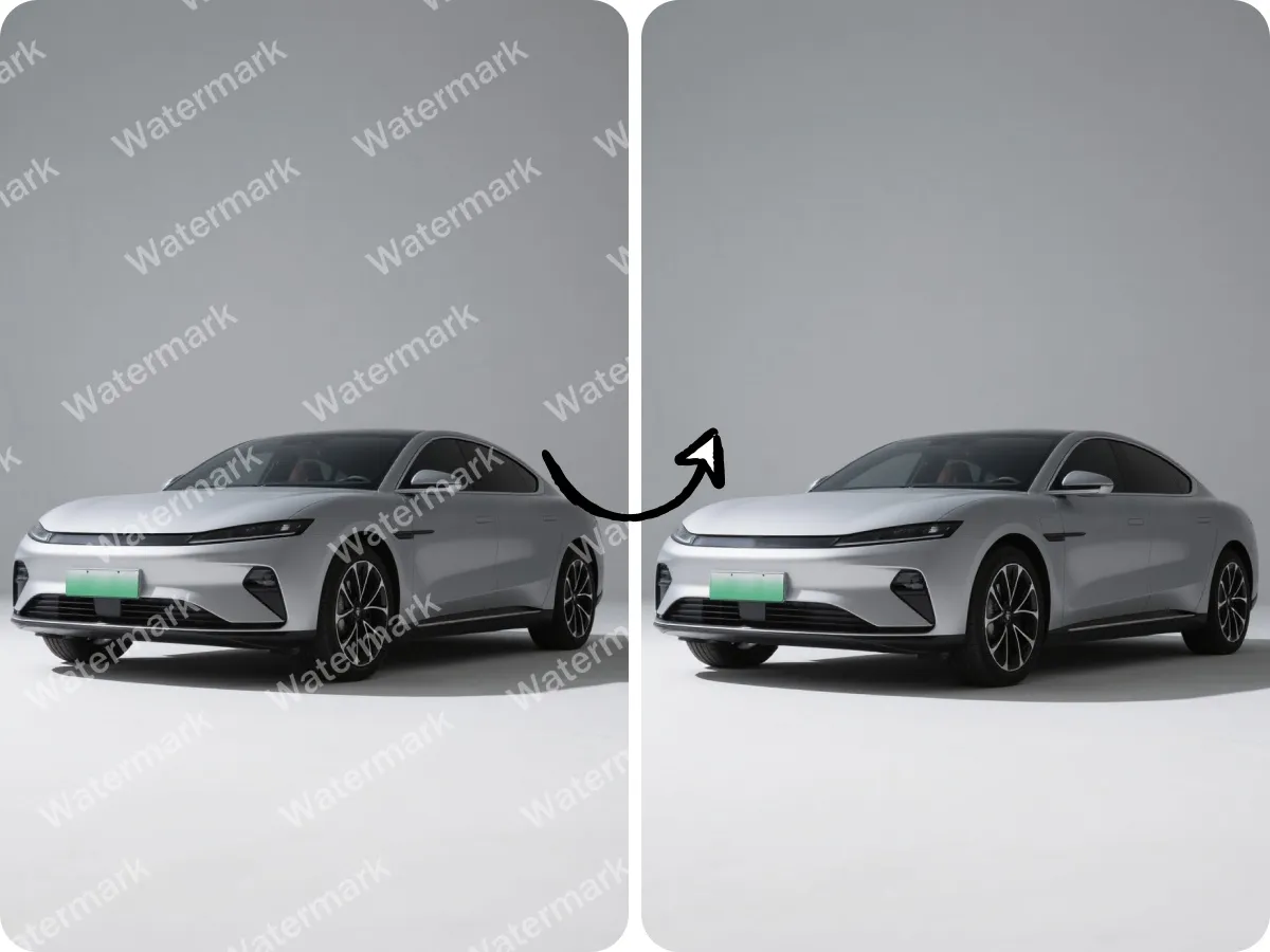 remove watermark car images