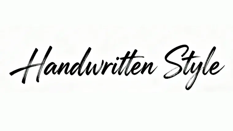 Handwritten Style