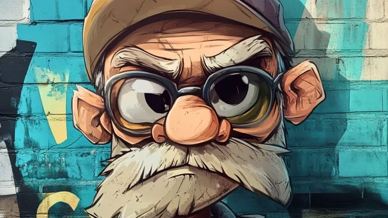 Edgy Graffiti Cartoon Look