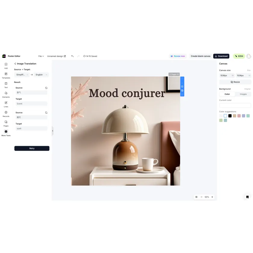 korean to english image translation