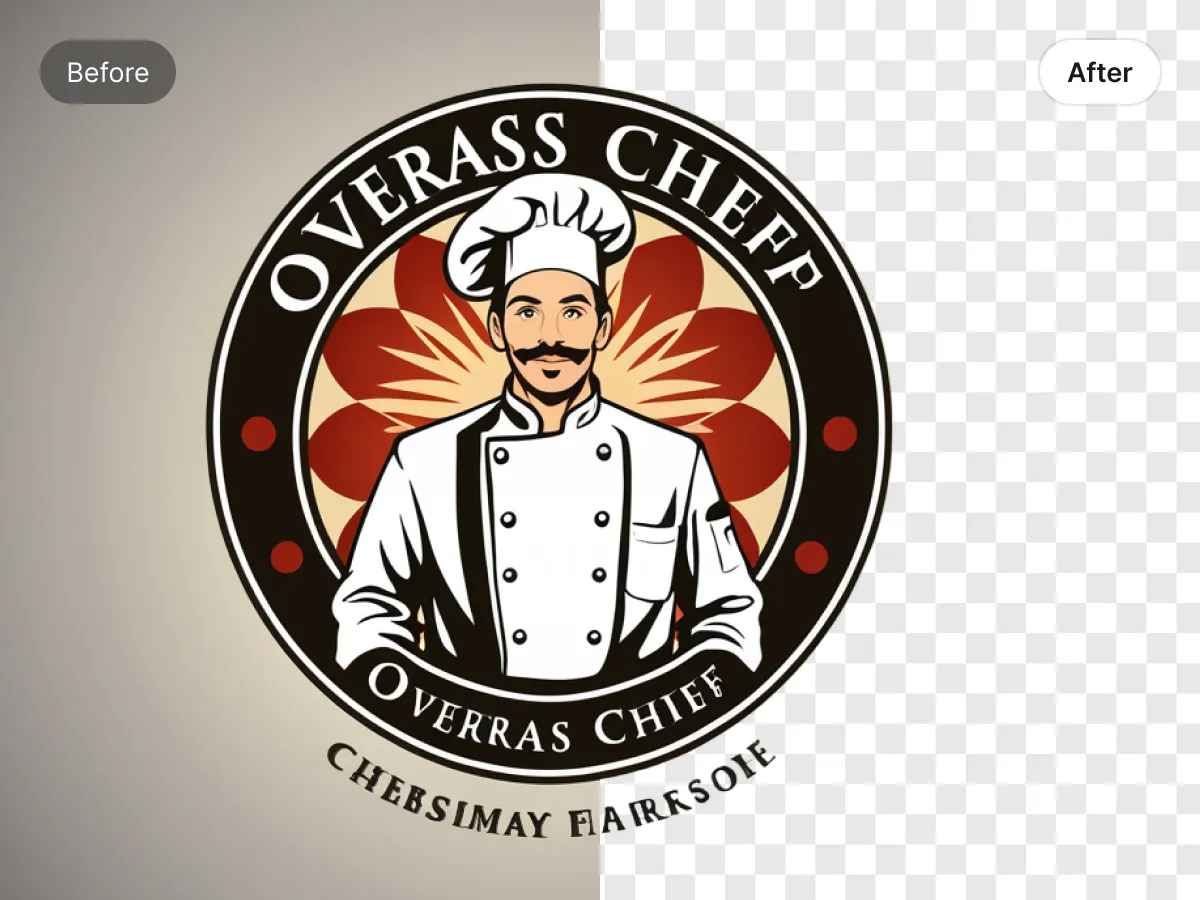 transparent logo background