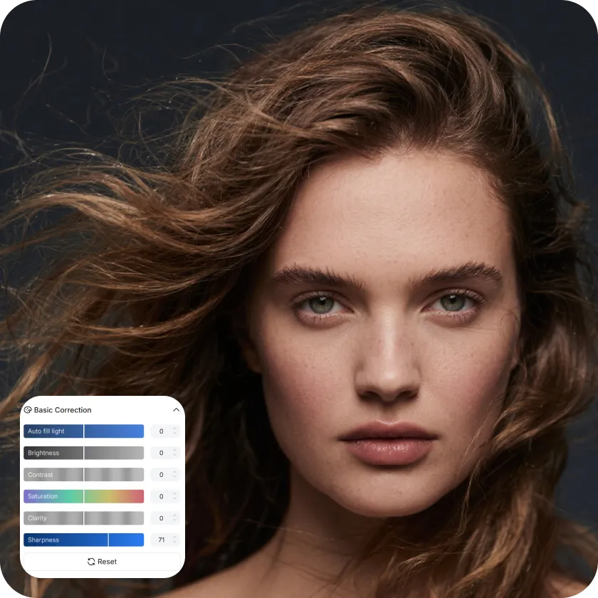 ai photo color correction