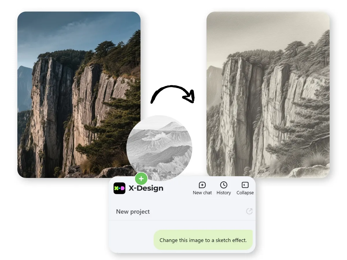 Landscape to Sketch: Turn Your Photos into Art