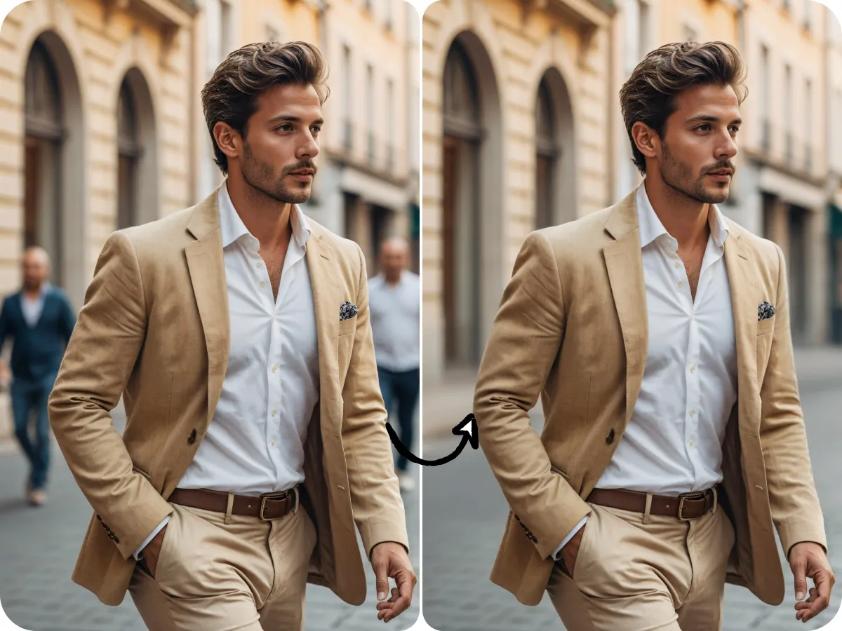 REMOVE PERSON FROM PHOTOS