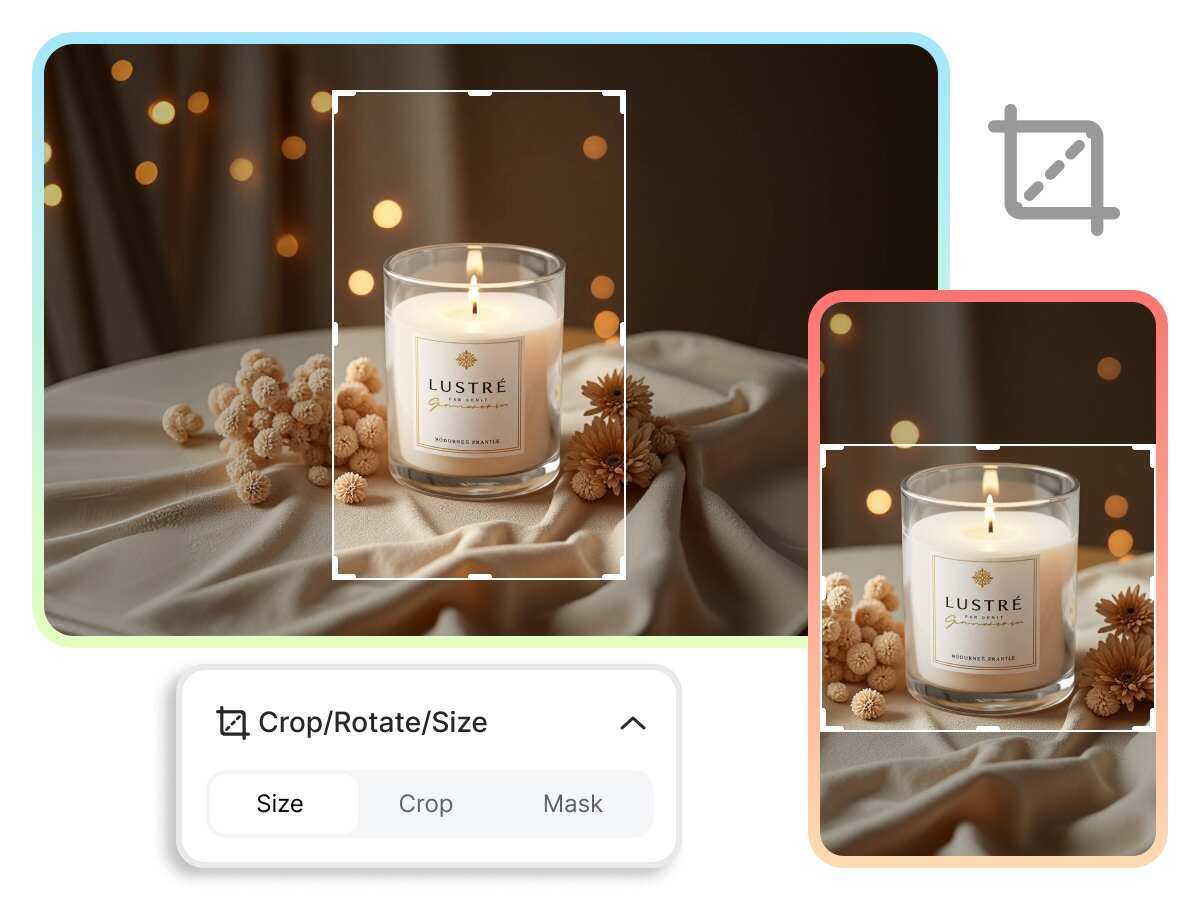 resize products