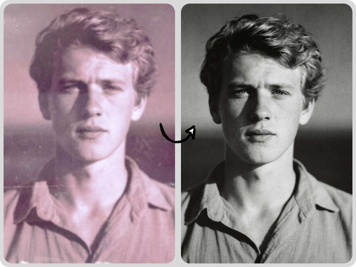 family photo restoration