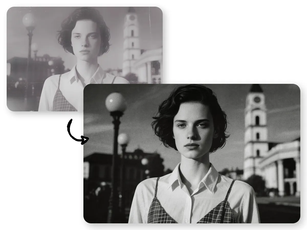 Restore Old & Blurry Photos