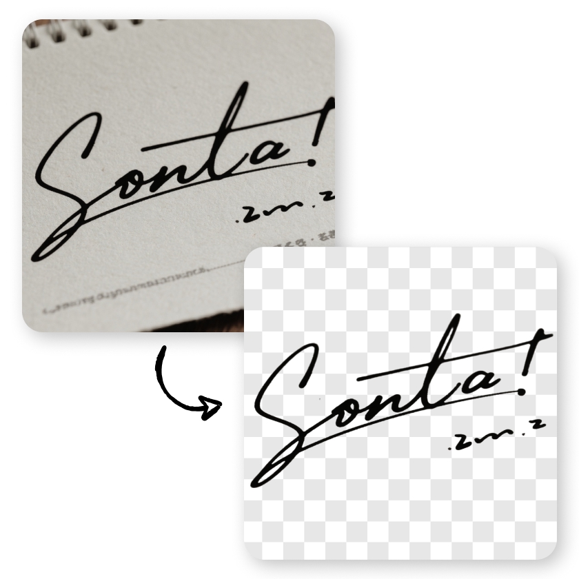 remove background from text