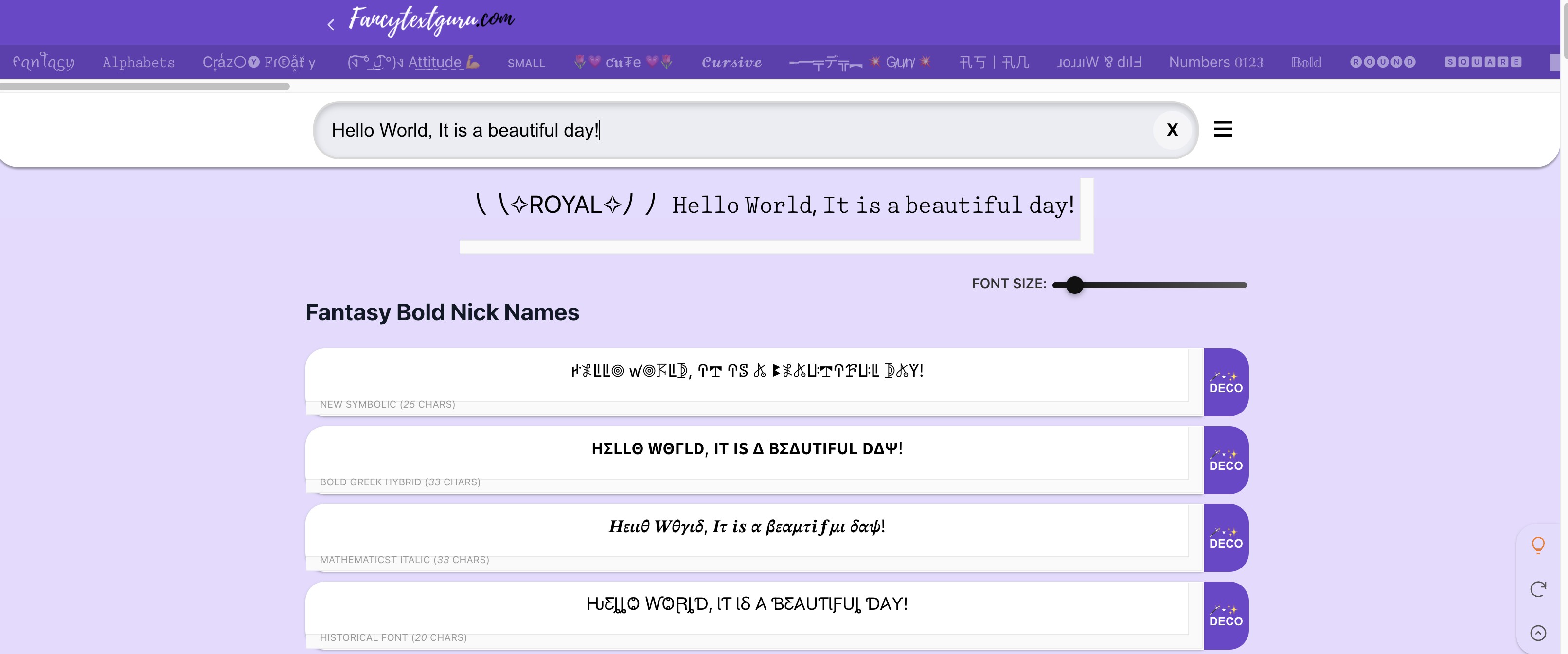 FancyTextGuru