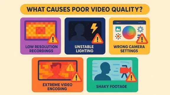 reasons for poor video quality
