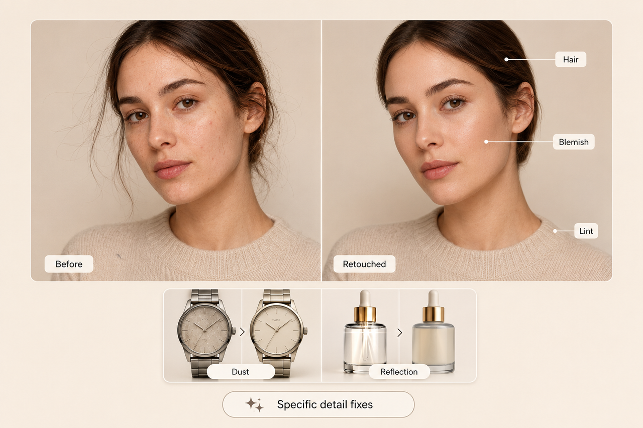 RoboNeo AI Photo Retoucher detail fixes