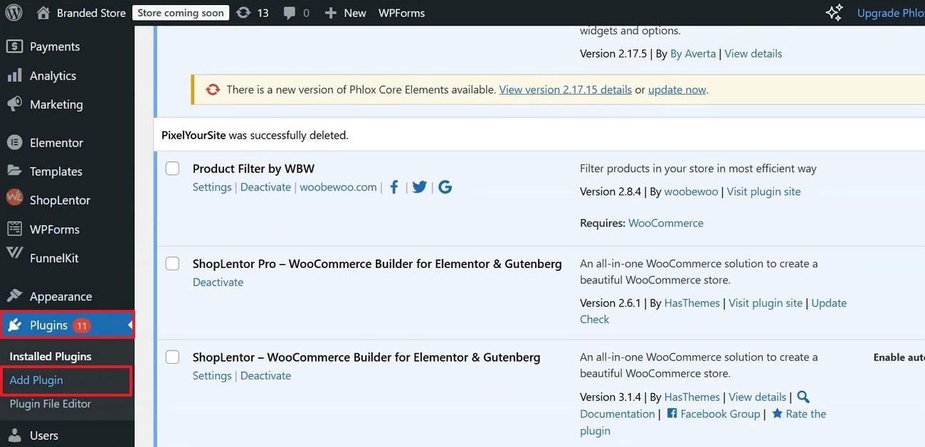 click to ad plugin