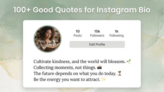good quotes for a bio on instagram
