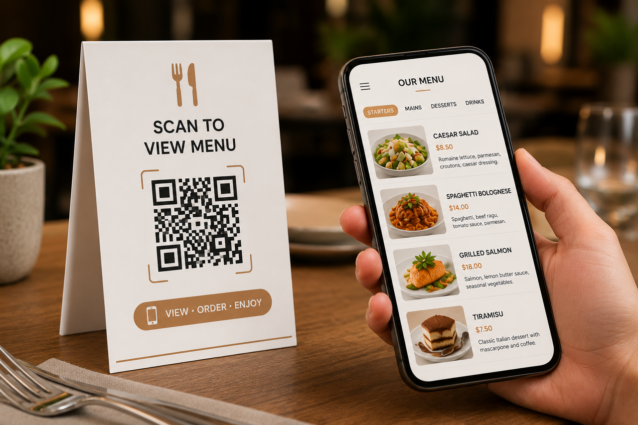 Zawa QR Code Menu Maker for Restaurants