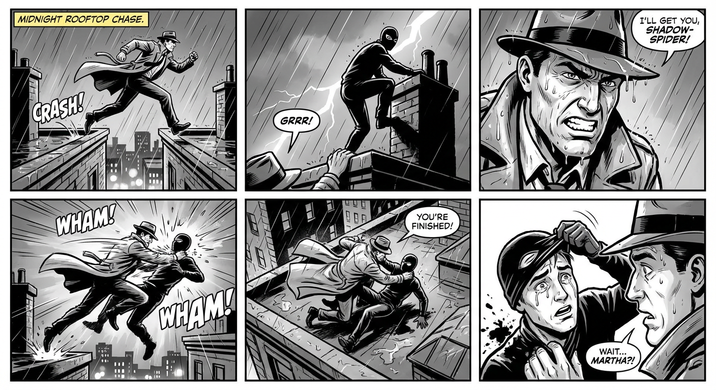 American Comic Storyboard Generation