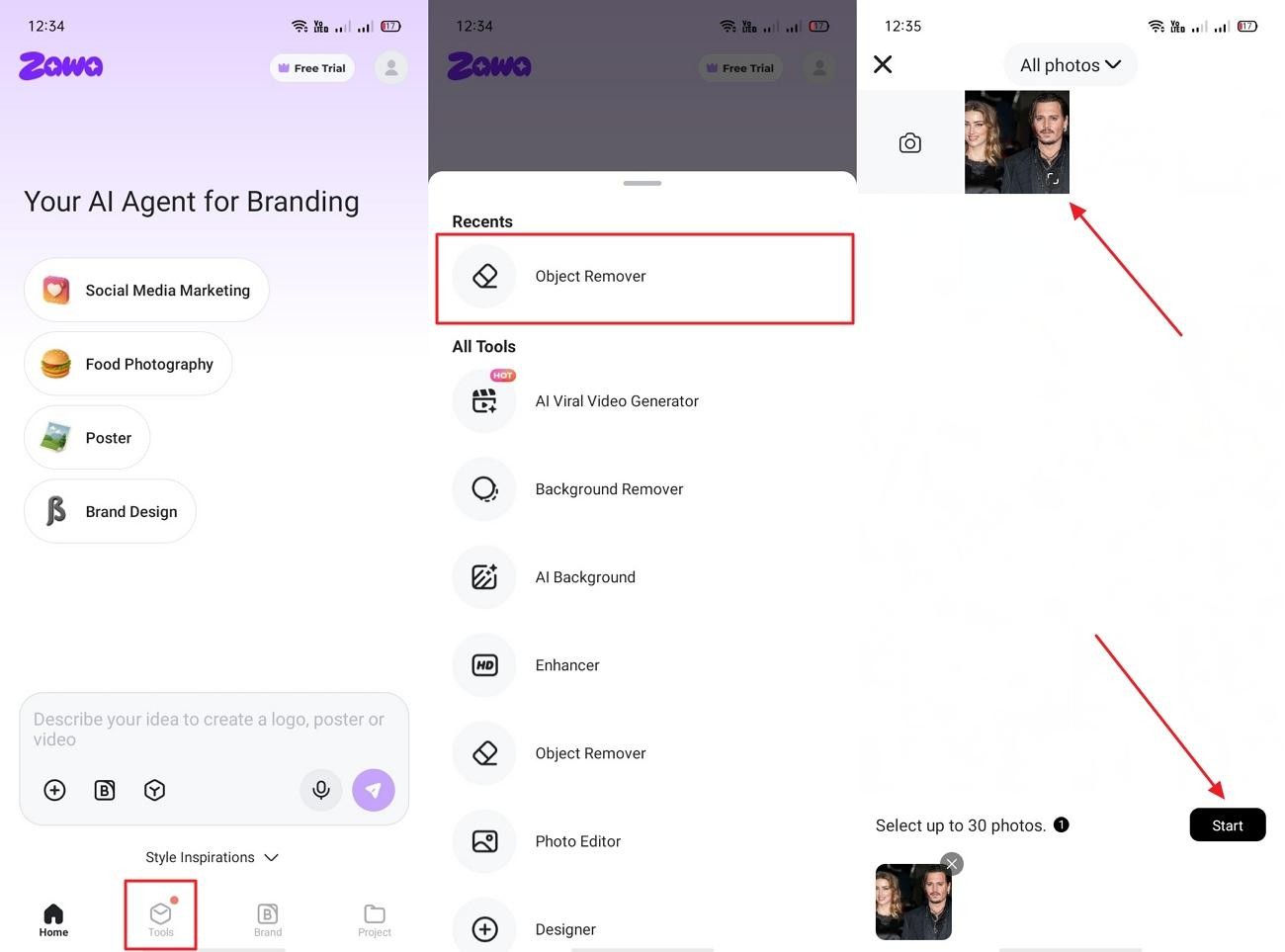 add image in zawa to remove object