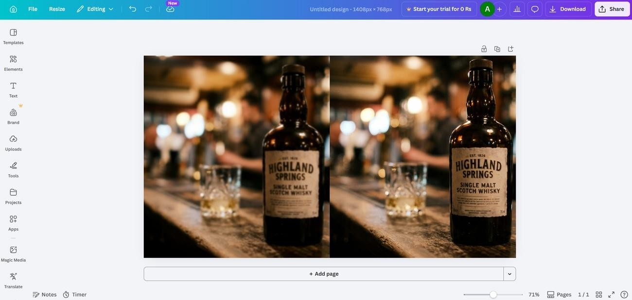 Canva Image Upscaler in Action