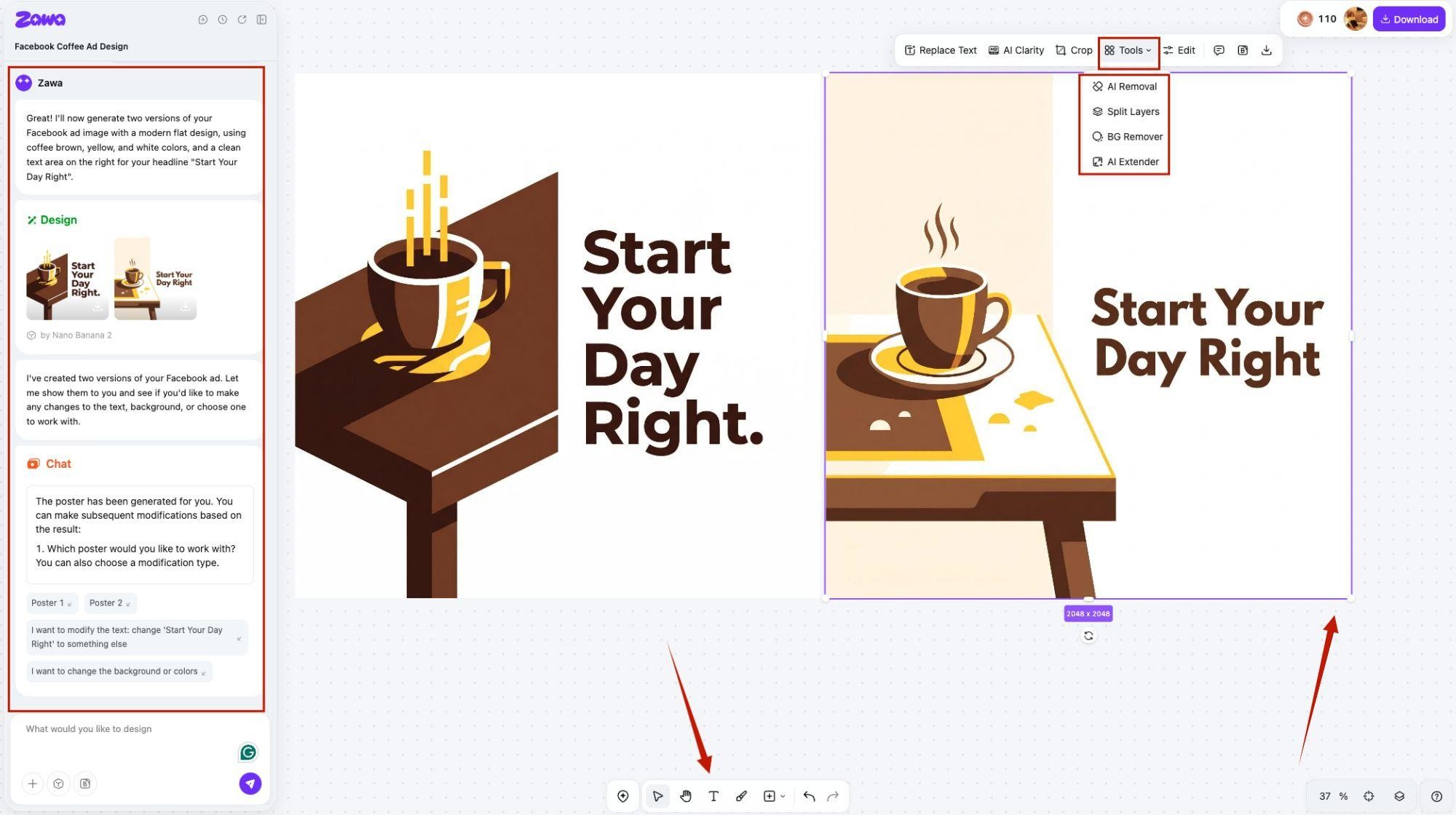 Edit Facebook ads