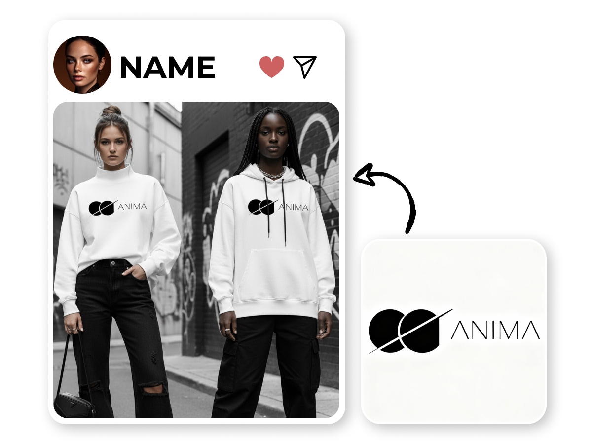 Get a brand Identity with a logo