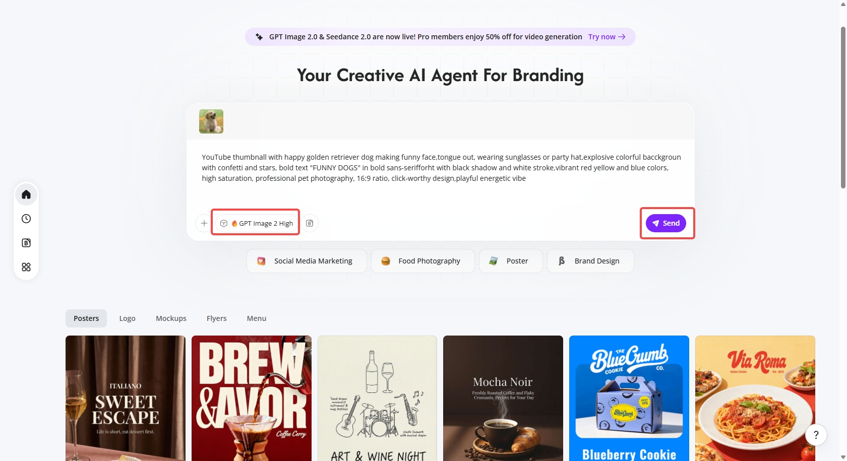 Create the YouTube thumbnail